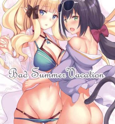 Tribbing Bad Summer Vacation- Princess connect hentai Nipple