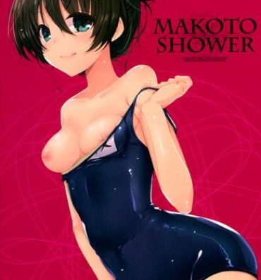 Hot Girl Pussy Makoto Shower- Tokyo 7th sisters hentai Cheerleader