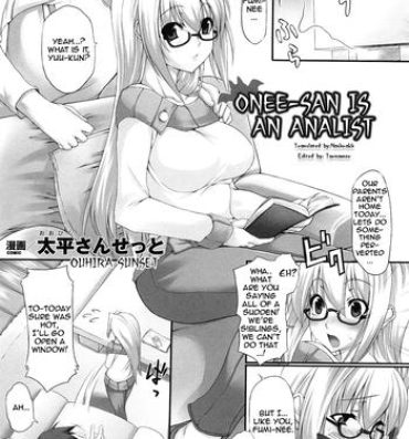 Muscular [Ouhira Sunset] Onee-san wa Analist | Onee-san is an Analist (Akumakko Anthology Comics) [English] =Nashrakh= Amateur Sex