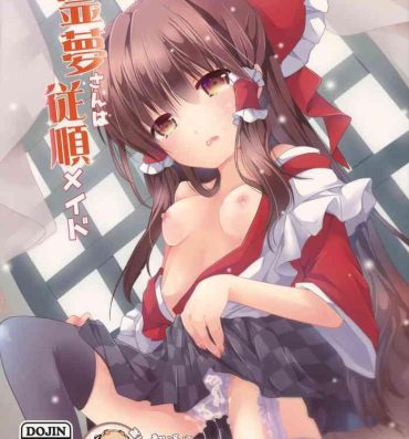 Hotporn Reimu-san wa Juujun Maid- Touhou project hentai Perfect Porn